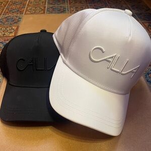 CALIA by Carrie Underwood Black and White Trucker Hats NWT